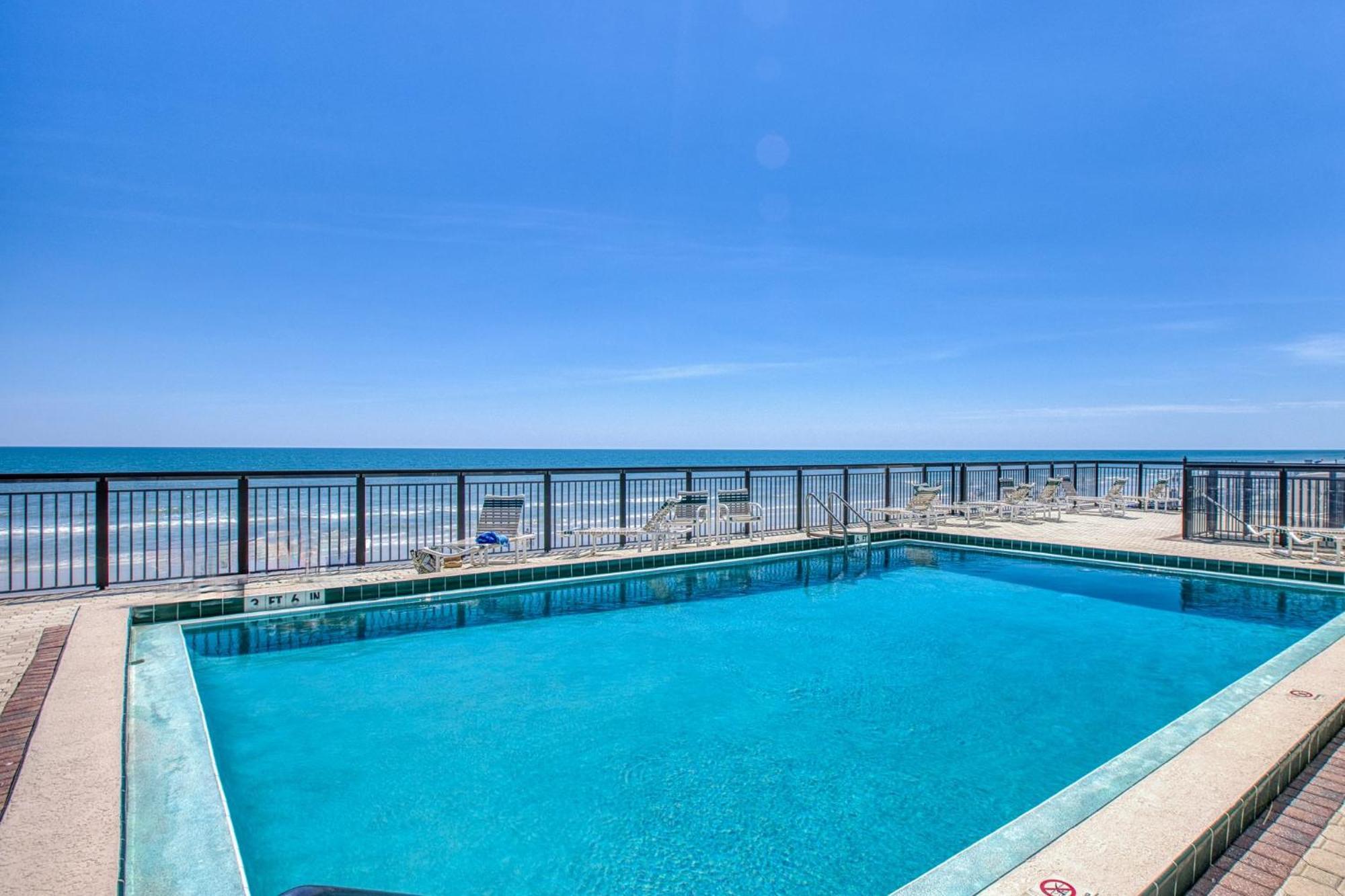 Ocean View With A Beachfront Pool At Ocean Trillium Condo ~ 403 뉴스머나비치 외부 사진